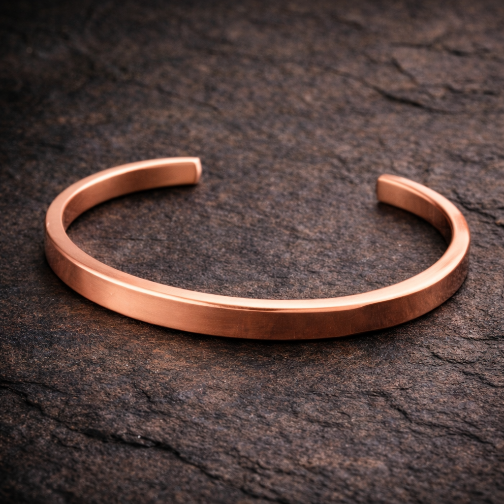 Copper Vault Pure Copper Cuff Bracelet — Wide Band
