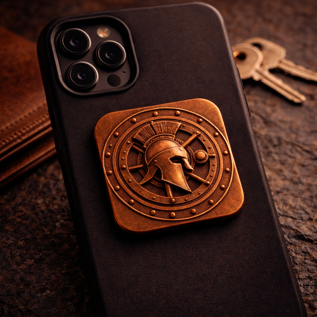 Copper Vault Energy Phone Plate