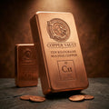 Copper Vault 10kg Solid Copper Bullion Bar — 99.9 Fine Copper