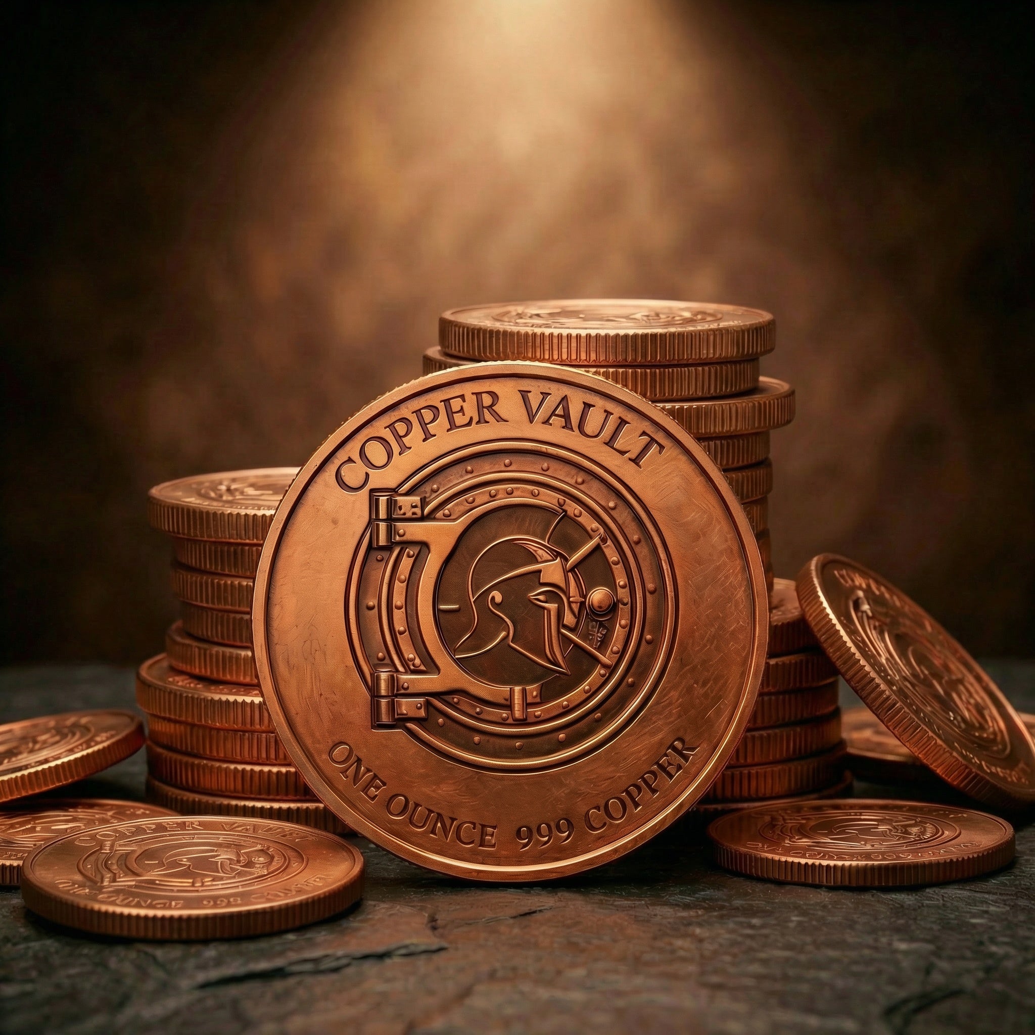 Copper Vault 10x 1oz Copper Bullion Coin Pack — 999 Fine Copper