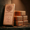 Copper Vault 50kg Copper Bar Stack — 5 × 10kg Bars